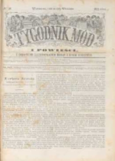 Tygodnik Mód i Powieści. Pismo ilustrowane dla kobiet z dodatkiem Ubiory i Roboty 1877 III, No 38