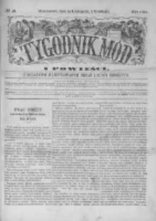 Tygodnik Mód i Powieści. Pismo ilustrowane dla kobiet z dodatkiem Ubiory i Roboty 1877 IV, No 48