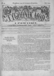 Tygodnik Mód i Powieści. Pismo ilustrowane dla kobiet z dodatkiem Ubiory i Roboty 1877 IV, No 49