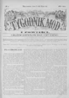 Tygodnik Mód i Powieści. Pismo ilustrowane dla kobiet z dodatkiem Ubiory i Roboty 1882 I, No 4