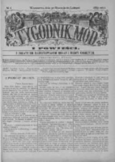 Tygodnik Mód i Powieści. Pismo ilustrowane dla kobiet z dodatkiem Ubiory i Roboty 1882 I, No 6