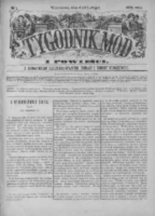 Tygodnik Mód i Powieści. Pismo ilustrowane dla kobiet z dodatkiem Ubiory i Roboty 1882 I, No 7