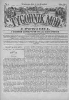 Tygodnik Mód i Powieści. Pismo ilustrowane dla kobiet z dodatkiem Ubiory i Roboty 1882 II, No 17