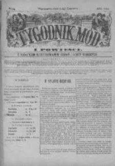 Tygodnik Mód i Powieści. Pismo ilustrowane dla kobiet z dodatkiem Ubiory i Roboty 1882 II, No 24