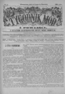 Tygodnik Mód i Powieści. Pismo ilustrowane dla kobiet z dodatkiem Ubiory i Roboty 1882 III, No 32