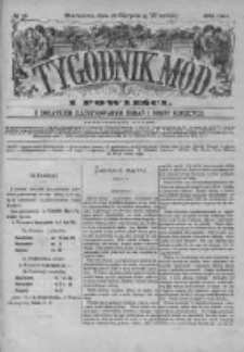 Tygodnik Mód i Powieści. Pismo ilustrowane dla kobiet z dodatkiem Ubiory i Roboty 1882 III, No 36