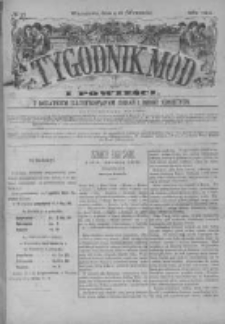 Tygodnik Mód i Powieści. Pismo ilustrowane dla kobiet z dodatkiem Ubiory i Roboty 1882 III, No 37