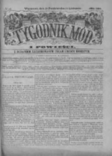Tygodnik Mód i Powieści. Pismo ilustrowane dla kobiet z dodatkiem Ubiory i Roboty 1882 IV, No 45