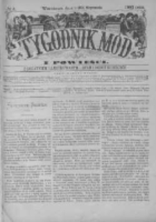 Tygodnik Mód i Powieści. Pismo ilustrowane dla kobiet z dodatkiem Ubiory i Roboty 1883 I, No 3