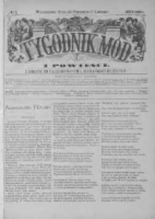 Tygodnik Mód i Powieści. Pismo ilustrowane dla kobiet z dodatkiem Ubiory i Roboty 1883 I, No 5