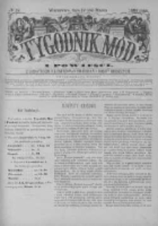 Tygodnik Mód i Powieści. Pismo ilustrowane dla kobiet z dodatkiem Ubiory i Roboty 1883 I, No 12