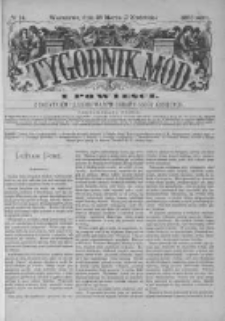 Tygodnik Mód i Powieści. Pismo ilustrowane dla kobiet z dodatkiem Ubiory i Roboty 1883 I, No 14