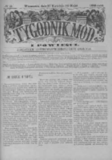 Tygodnik Mód i Powieści. Pismo ilustrowane dla kobiet z dodatkiem Ubiory i Roboty 1883 II, No 19