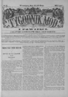 Tygodnik Mód i Powieści. Pismo ilustrowane dla kobiet z dodatkiem Ubiory i Roboty 1883 II, No 21