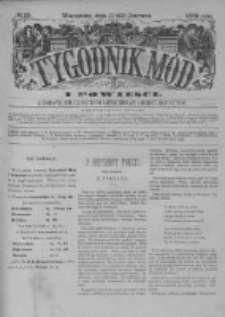 Tygodnik Mód i Powieści. Pismo ilustrowane dla kobiet z dodatkiem Ubiory i Roboty 1883 II, No 25