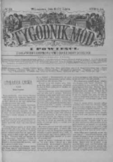 Tygodnik Mód i Powieści. Pismo ilustrowane dla kobiet z dodatkiem Ubiory i Roboty 1883 III, No 29