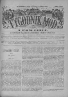 Tygodnik Mód i Powieści. Pismo ilustrowane dla kobiet z dodatkiem Ubiory i Roboty 1883 III, No 31