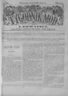 Tygodnik Mód i Powieści. Pismo ilustrowane dla kobiet z dodatkiem Ubiory i Roboty 1883 III, No 34
