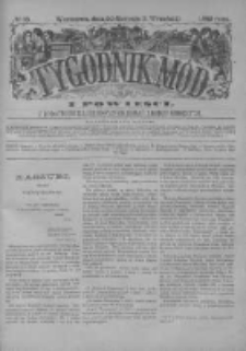 Tygodnik Mód i Powieści. Pismo ilustrowane dla kobiet z dodatkiem Ubiory i Roboty 1883 III, No 35