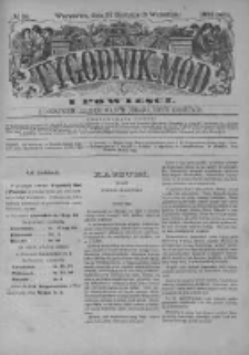Tygodnik Mód i Powieści. Pismo ilustrowane dla kobiet z dodatkiem Ubiory i Roboty 1883 III, No 36