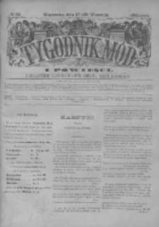 Tygodnik Mód i Powieści. Pismo ilustrowane dla kobiet z dodatkiem Ubiory i Roboty 1883 III, No 39
