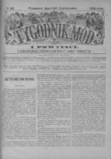Tygodnik Mód i Powieści. Pismo ilustrowane dla kobiet z dodatkiem Ubiory i Roboty 1883 IV, No 42