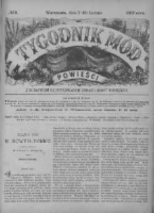 Tygodnik Mód i Powieści. Pismo ilustrowane dla kobiet z dodatkiem Ubiory i Roboty 1887 I, No 8