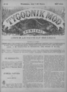 Tygodnik Mód i Powieści. Pismo ilustrowane dla kobiet z dodatkiem Ubiory i Roboty 1887 I, No 12