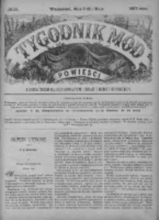 Tygodnik Mód i Powieści. Pismo ilustrowane dla kobiet z dodatkiem Ubiory i Roboty 1887 II, No 21