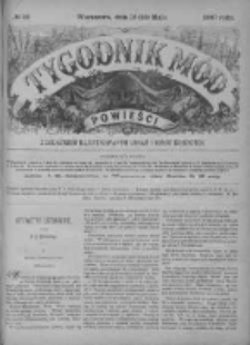 Tygodnik Mód i Powieści. Pismo ilustrowane dla kobiet z dodatkiem Ubiory i Roboty 1887 II, No 22