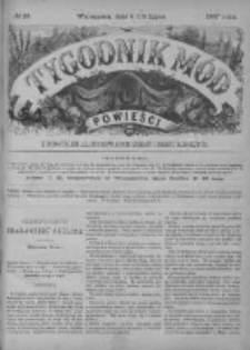 Tygodnik Mód i Powieści. Pismo ilustrowane dla kobiet z dodatkiem Ubiory i Roboty 1887 III, No 29