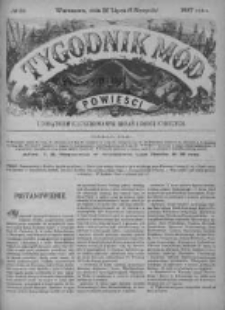 Tygodnik Mód i Powieści. Pismo ilustrowane dla kobiet z dodatkiem Ubiory i Roboty 1887 III, No 32