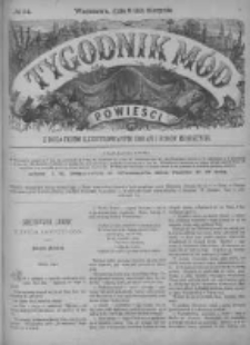 Tygodnik Mód i Powieści. Pismo ilustrowane dla kobiet z dodatkiem Ubiory i Roboty 1887 III, No 34
