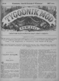 Tygodnik Mód i Powieści. Pismo ilustrowane dla kobiet z dodatkiem Ubiory i Roboty 1887 III, No 36