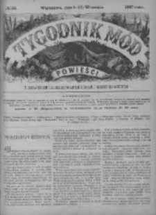 Tygodnik Mód i Powieści. Pismo ilustrowane dla kobiet z dodatkiem Ubiory i Roboty 1887 III, No 38