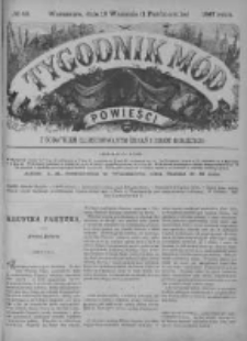 Tygodnik Mód i Powieści. Pismo ilustrowane dla kobiet z dodatkiem Ubiory i Roboty 1887 III, No 40