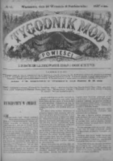 Tygodnik Mód i Powieści. Pismo ilustrowane dla kobiet z dodatkiem Ubiory i Roboty 1887 III, No 41