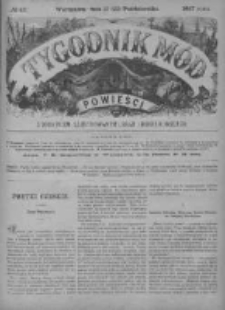 Tygodnik Mód i Powieści. Pismo ilustrowane dla kobiet z dodatkiem Ubiory i Roboty 1887 IV, No 43