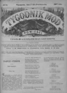 Tygodnik Mód i Powieści. Pismo ilustrowane dla kobiet z dodatkiem Ubiory i Roboty 1887 IV, No 44