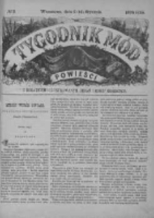 Tygodnik Mód i Powieści. Pismo ilustrowane dla kobiet z dodatkiem Ubiory i Roboty 1888 I, No 2