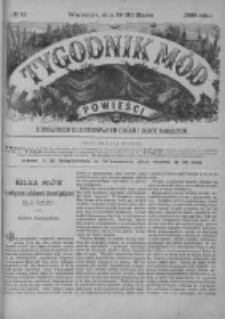 Tygodnik Mód i Powieści. Pismo ilustrowane dla kobiet z dodatkiem Ubiory i Roboty 1888 I, No 13