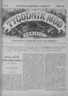 Tygodnik Mód i Powieści. Pismo ilustrowane dla kobiet z dodatkiem Ubiory i Roboty 1888 I, No 14