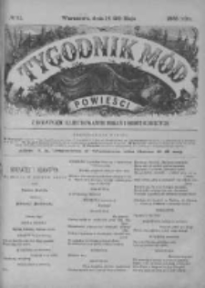 Tygodnik Mód i Powieści. Pismo ilustrowane dla kobiet z dodatkiem Ubiory i Roboty 1888 II, No 21