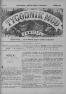 Tygodnik Mód i Powieści. Pismo ilustrowane dla kobiet z dodatkiem Ubiory i Roboty 1888 II, No 23