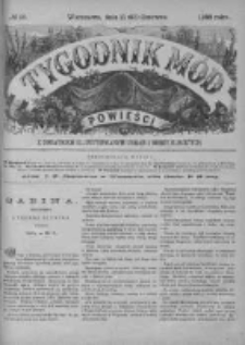 Tygodnik Mód i Powieści. Pismo ilustrowane dla kobiet z dodatkiem Ubiory i Roboty 1888 II, No 25