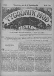 Tygodnik Mód i Powieści. Pismo ilustrowane dla kobiet z dodatkiem Ubiory i Roboty 1888 IV, No 43