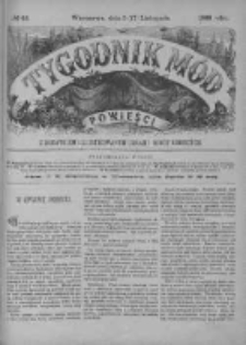 Tygodnik Mód i Powieści. Pismo ilustrowane dla kobiet z dodatkiem Ubiory i Roboty 1888 IV, No 46