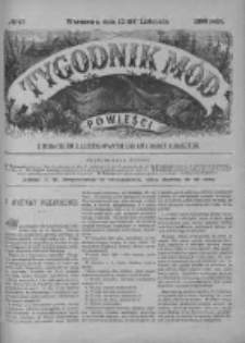 Tygodnik Mód i Powieści. Pismo ilustrowane dla kobiet z dodatkiem Ubiory i Roboty 1888 IV, No 47