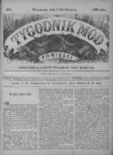 Tygodnik Mód i Powieści. Pismo ilustrowane dla kobiet z dodatkiem Ubiory i Roboty 1889 I, No 3