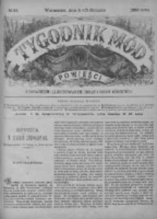 Tygodnik Mód i Powieści. Pismo ilustrowane dla kobiet z dodatkiem Ubiory i Roboty 1889 III, No 33